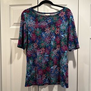 Lularoe 3/4 length sleeve top